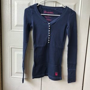 Aeropostale | Long Sleeve Navy Blue Shirt